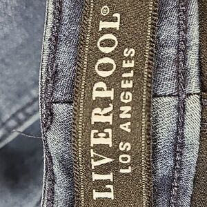 LIVER POOL 28x24 ANKLE SKINNY PRE-OWEND PRE-SHRUNK WOMEN GIRL STRECH PETITE JEAN